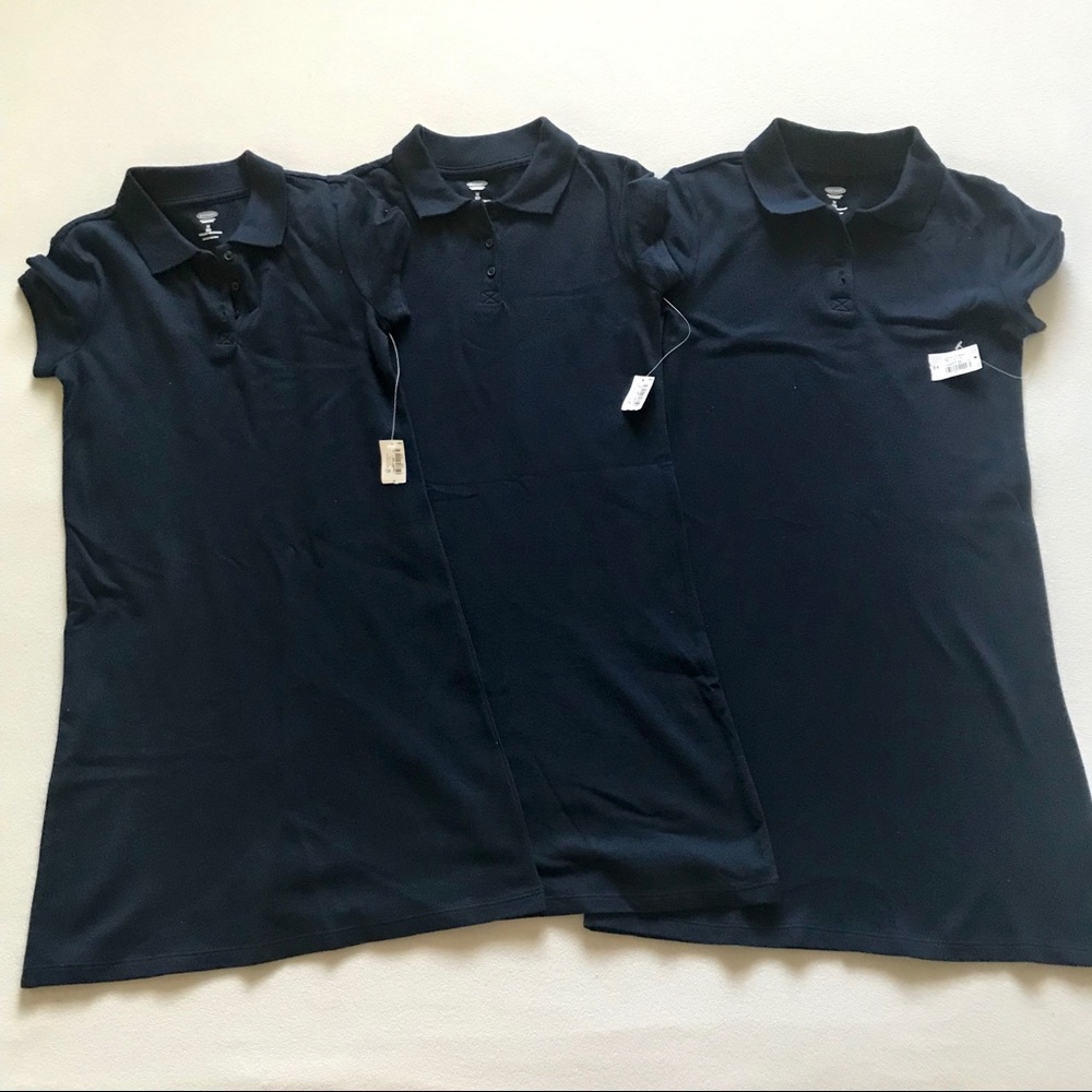 (3) Old Navy Uniform Dresses - NWT - Size 8